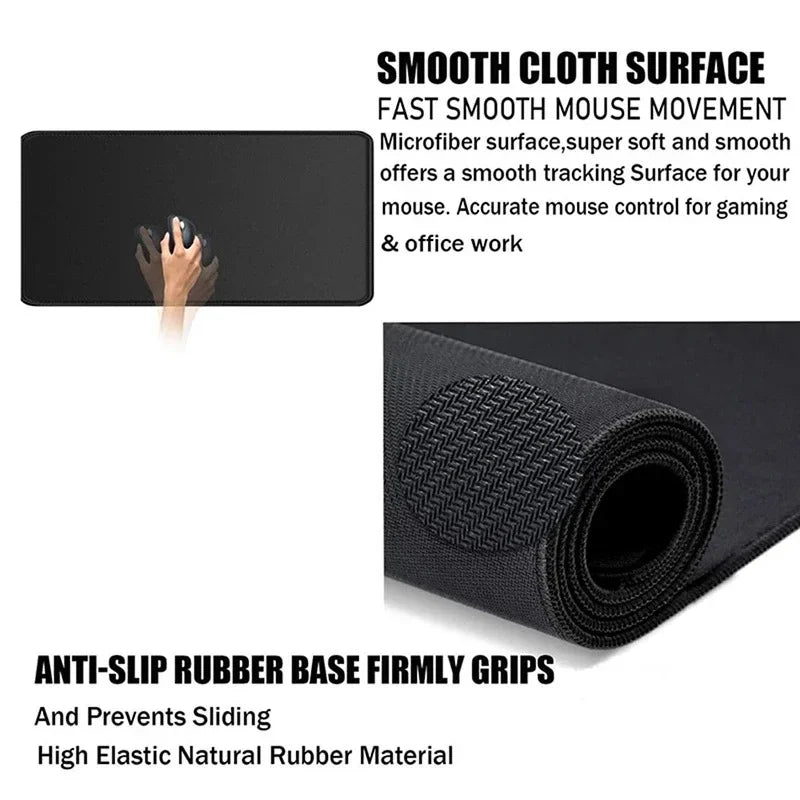 Gamepad Pattern XXL Gaming Mouse Pad – Non-Slip Rubber Desk Mat, Multiple Sizes (90×40, 80×40, 80×30, 60×30 cm / 35.4×15.7, 31.5×15.7, 31.5×11.8, 23.6×11.8 in)